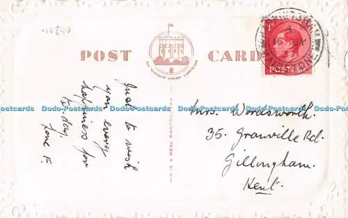 R733124 Greeting Your Birthday Flowers The Windsor Series RP 1937