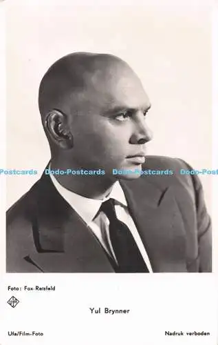 R733184 Yul Brynner Ufa Film Fox Reisfeld D R C Holland RP