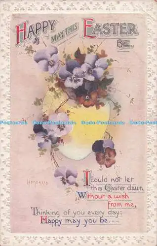 R733425 Happy May This Easter Be Flowers in Egg The Regent Publishing