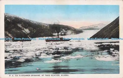 R733501 Alaska At Taku Glacier P C Co Steamer Spokane C P Johnston Seattle U S A