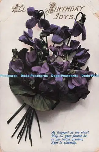 R733561 Alle Geburtstagsfreuden Blumen Serie 1877