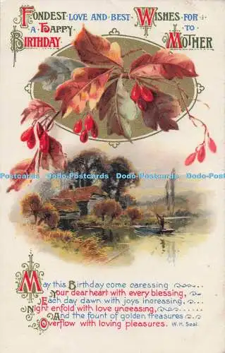 R733590 Liebeste Liebe und die besten Wünsche für einen guten Geburtstag an meine Mutter Herbst Le