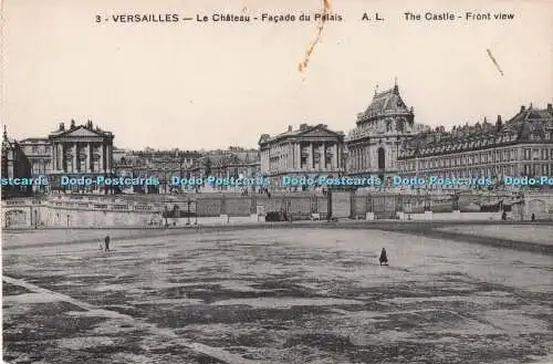 R733708 Versailles Das Schloss Frontansicht A Leconte