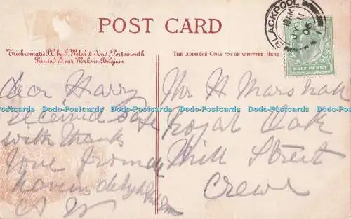 R733726 Opportunity is the Cream of Time P C J Welch Portsmouth PM Blackpool 190