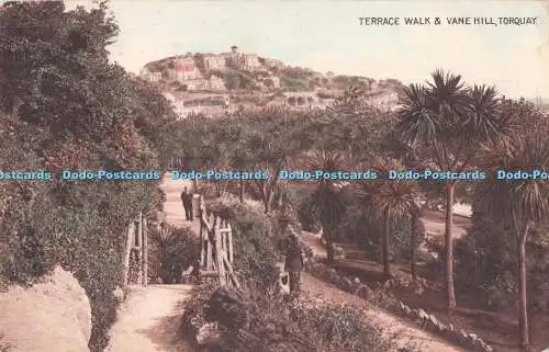 R733736 Torquay Terrace Walk and Vane Hill Ern Bishop Großhandel Kiosk und St