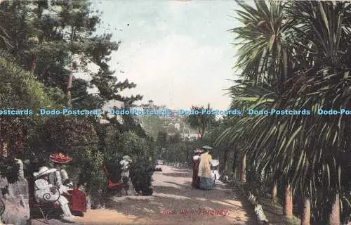 R733738 Torquay Rock Walk F Frith Reigate 1913