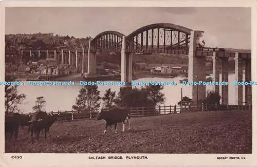 R733744 Plymouth Saltash Bridge W B P Drehfoto