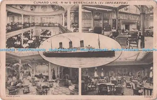 R733771 Cunard Line R M S Berengaria Ex Imperator Palm Court Multi View