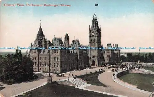 R733847 Ottawa Parlamentsgebäude Gesamtansicht Valentine