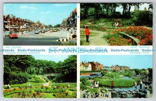 R734003 St Annes on Sea The Square Rose Gardens E T W Dennis Scarborough Multi V