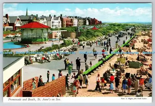 R734004 St Anne on Sea Promenade and Beach John Hinde E Nagele