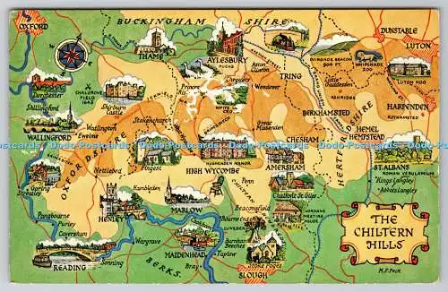 R734026 The Chiltern Hills Map J Salmon