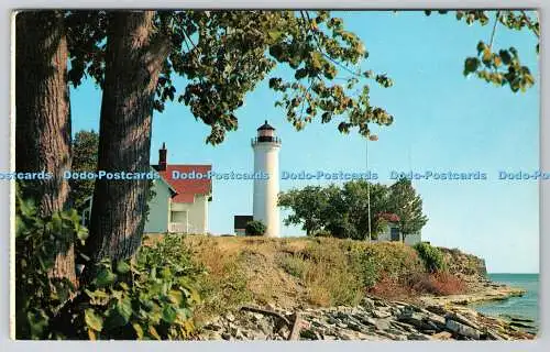 R734182 N Y Cape Vincent Tibbets Point Light House grau Großhandel Clayton Plasti