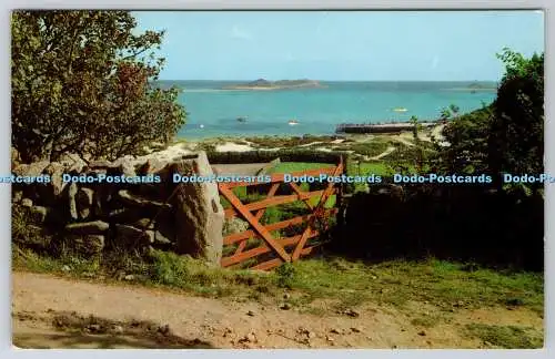 R734366 Scilly St Martin The View From Higher Town F R Gibson Natural Colour Pho