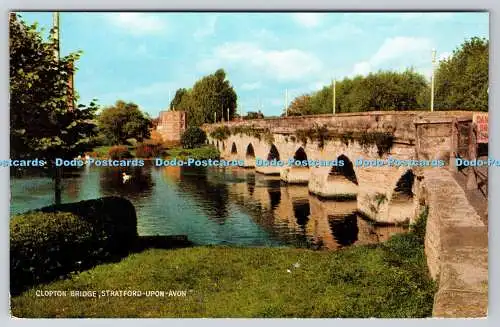 R734489 Stratford Upon Avon Clopton Bridge J Salmon Sevenoaks 1973