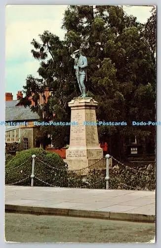 R734589 Llandrindod Wells War Memorial Museum Garten Foto Präzisions-Farbmaste