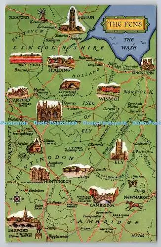 R734798 The Fens Map J Salmon Sevenoaks