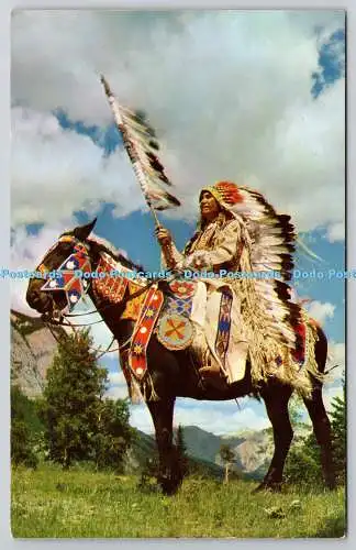 R734940 Northwest Indian Chief Byron Harmon Photos Banff Canada Mike Roberts