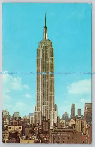 R734972 New York City Empire State Building Manhattan Postkarte Broadway N Y C D