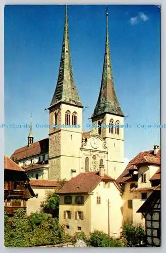 R735021 Luzern und Stiftskirche Franz Schneider