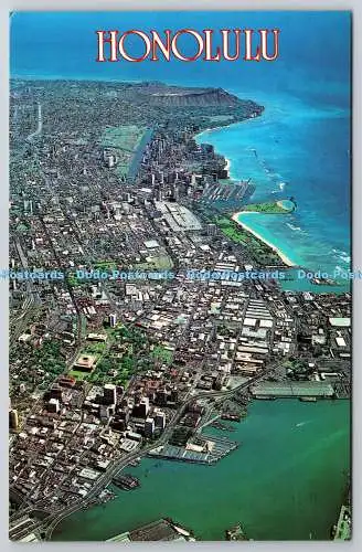 R735076 Honolulu Ala Moana Park and Beach Hawaiian Service Colorscans