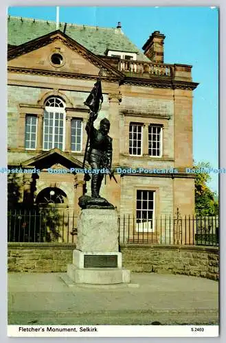 R735237 Selkirk Fletcher Monument E T W Dennis Scarborough