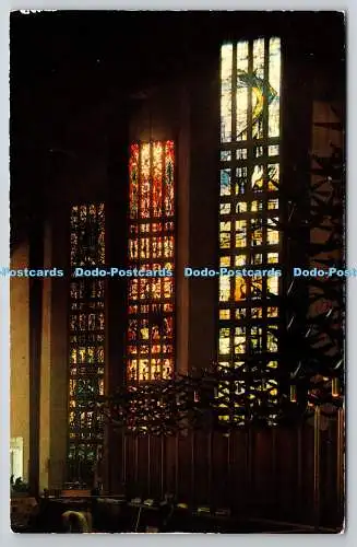 R735243 Coventry Cathedral Three of the Nave Window Jarrold Norwich England P W