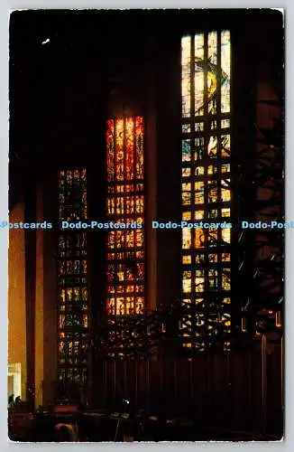 R735326 Coventry Cathedral Three Of The Nave Windows Jarrold Norwich England P W