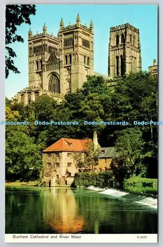 R735389 Durham Cathedral and River Wear E T W Dennis Scarborough