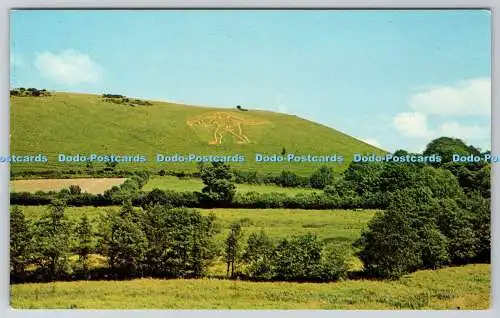 R735461 Cerne Abbas The Cerne Giant Plastichrome by Colourpicture W R Bawden