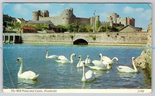 R735482 Pembroke The Mill Pond and Castle Torbogen Werbung