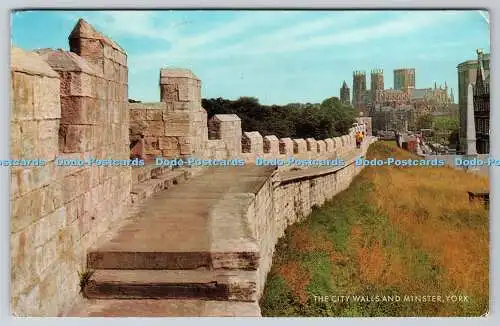 R735493 York the City Walls and Minster J Salmon Sevenoaks 1978