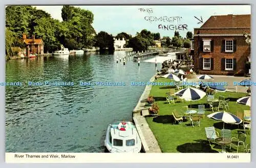 R735511 Marlow River Thames and Weir E T W Dennis Scarborough