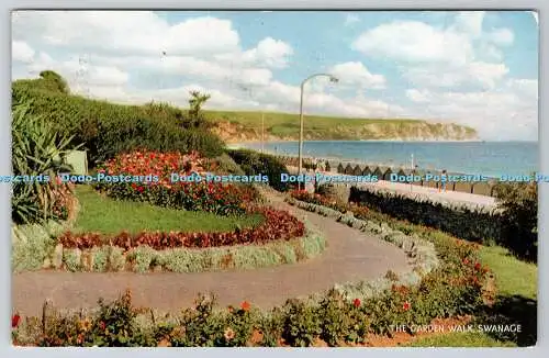 R735540 Swanage The Garden Walk J Salmon Sevenoaks 1967