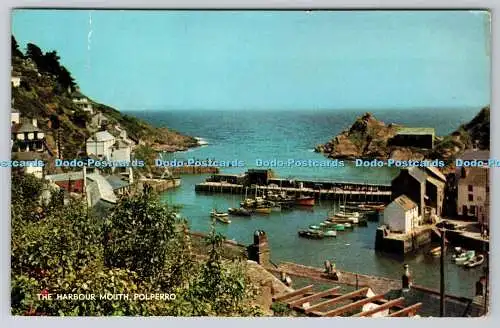 R735612 Polperro The Harbour Mouth J Salmon Sevenoaks