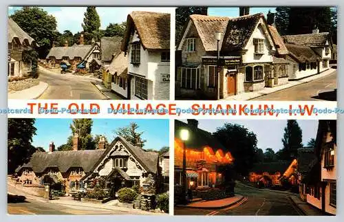 R735620 I W Shanklin The Old Village The Crab Inn The Village at Night Nigh Jarr