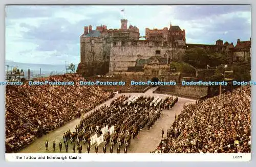 R735622 The Tattoo and Edinburgh Castle E T W Dennis Scarborough