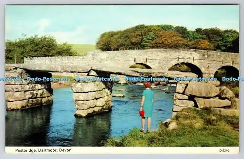 R735625 Postbridge Dartmoor Devon E T W Dennis Scarborough London PM Exeter Dist