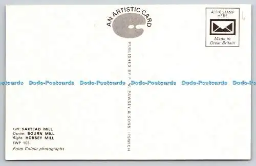 R735728 Windmühlen East Anglia Bourn Mill F W Pawsey Ipswich Multi View