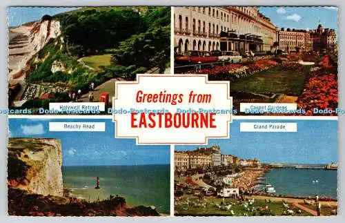 R735770 Grüße von Eastbourne Beachy Head Shoesmith und Etheridge Hastings N