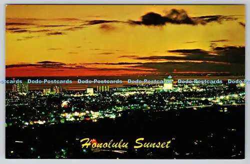R735780 Honolulu Sunset Hawaiian Islands Pacific Film Corporation Bud Thuener