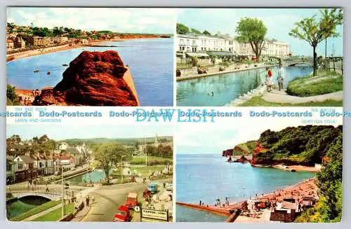 R735827 Dawlish The Red Rock The Brook E T W Dennis Scarborough Multi View