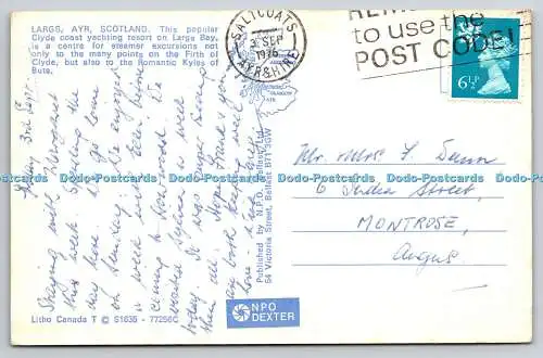 R735837 Scotland Large Ayr N P O Belfast Dexter 1976