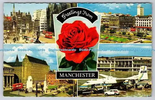 R735860 Grüße vom Manchester Albert Square Bamforth Holmfirth Yorkshire Col