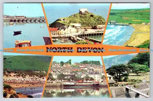 R735905 North Devon Bideford Croyde J und S Karten Colourmaster International Mul