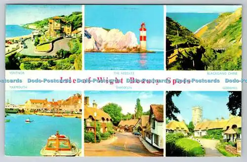 R736012 Isle Of Wight Beauty Spots Shanklin The Needles G Dean Multi View