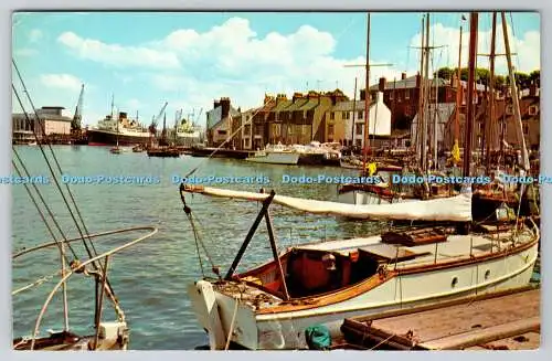 R736045 Weymouth The Cove and Harbour E T W Dennis Scarborough