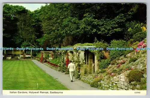 R736052 Eastbourne Italian Gardens Holywell Retreat E T W Dennis Scarborough