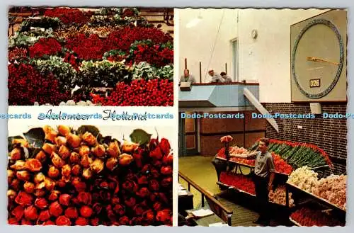 R736173 Aalsmeer Holland Interior Flower Auction Bloemenlust W G Buis Multi View