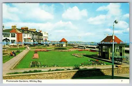 R736224 Whitley Bay Promenade Gardens Bamforth Holmfirth Yorkshire Farbe Glanz V